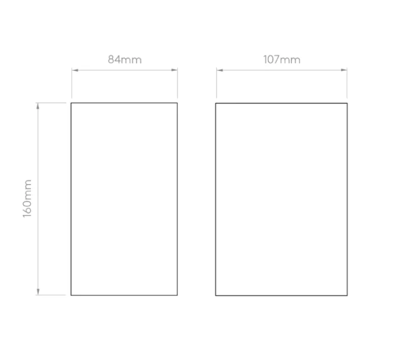 Applique*Astro Applique murale, Oslo 160 LED, , IP65, LED, 3000K, 118lm, L8cm, H16cm - Lighting béton