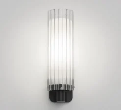 Applique murale, Ottavino wall, noir mat, IP44, L8,2cm, H26,7cm - Astro