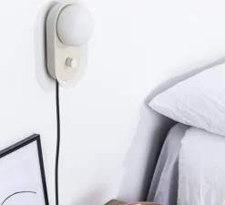 Applique*Faro Applique murale ou lampe à poser, Maya, , LED, dim, 2700K, 580 lm, L8,9cm, H20,6cm - beige