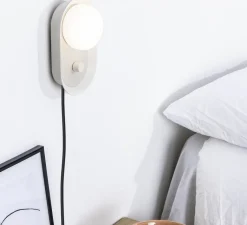 Applique*Faro Applique murale ou lampe à poser, Maya, , LED, dim, 2700K, 580 lm, L8,9cm, H20,6cm - beige