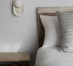 Applique*Faro Applique murale ou lampe à poser, Maya, , LED, dim, 2700K, 580 lm, L8,9cm, H20,6cm - beige