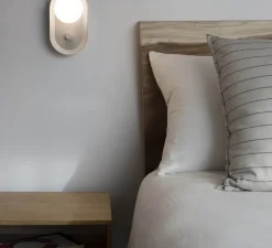 Applique*Faro Applique murale ou lampe à poser, Maya, , LED, dim, 2700K, 580 lm, L8,9cm, H20,6cm - beige