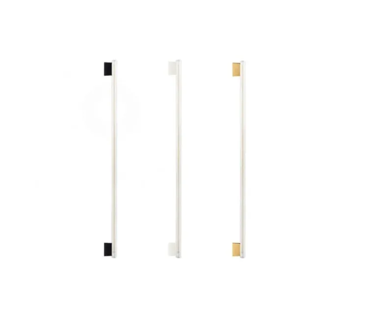 Applique murale ou plafonnier, Billy, Tube S14s, noir, ampoule transparente, LED, 2200K, 500lm, L100cm, H3cm - Zangra