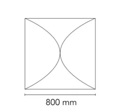 Plafonnier & Spot|Applique*Flos Applique murale ou plafonnier, Ariette 1, , Ø80cm, H80cm - blanc