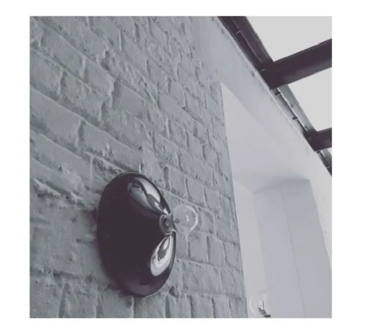 Applique murale ou plafonnier, light.064, noir, Ø25cm, H6,5cm - Zangra