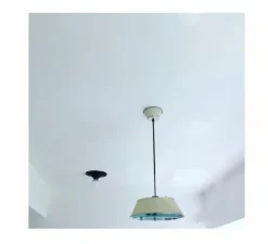 Applique murale ou plafonnier, light.064, noir, Ø25cm, H6,5cm - Zangra