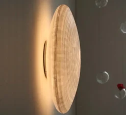 Applique murale ou plafonnier, ZEN PM, blanc, 2700K, 800lm, H12,5cm, Ø45cm - Celine-Wright