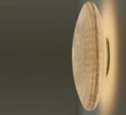 Applique murale ou plafonnier, ZEN PM, blanc, 2700K, 800lm, H12,5cm, Ø45cm - Celine-Wright