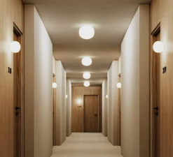 Applique|Plafonnier & Spot*Lodes Applique murale ou Plafonnier, Volum 22, , IP54, Ø22cm, H21,1cm - blanc brillant