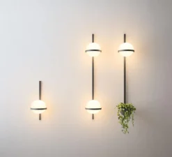 Applique murale, Palma 3716, graphite, LED, 2700K, 685lm, L22cm, H114cm - Vibia