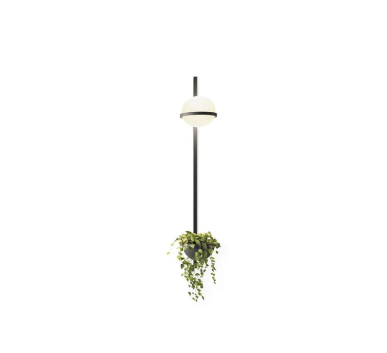 Applique*Vibia Applique murale, Palma 3714, , LED, 2700K, 576lm, L22cm, H114cm - graphite