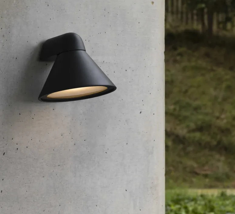 Applique*Faro Applique murale, PALS , , IP65, L25cm, H26cm - gris