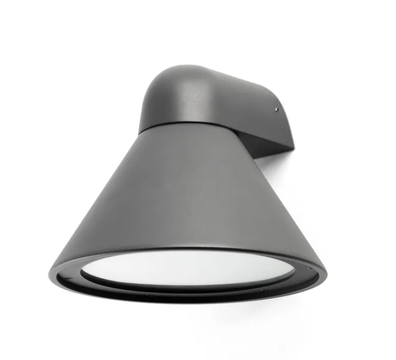 Applique*Faro Applique murale, PALS , , IP65, L25cm, H26cm - gris