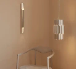 Applique*Lyfa Applique murale, Pan 50, , L6,6cm, H60cm - aluminium