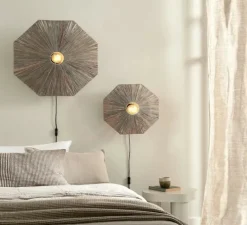 Applique*Good&Mojo Applique murale, Panama L, , Ø65cm, H7cm - gris