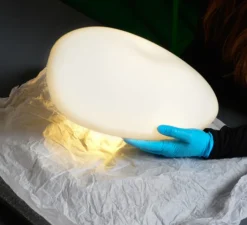 Applique*A-N-D Applique murale, Pebble B Citrine, , LED dimmable, 2700K, 1750lm, L22cm, H34,5cm - jaune