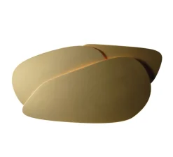 Applique murale, Pedra , or satiné, LED, 3100K, 1800 lm, L60cm, H32cm - Carpyen
