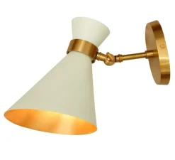 Applique*Gong Applique murale, Peggy , orientable, , L34cm, H27cm - blanc