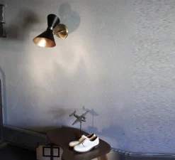 Applique*Gong Applique murale, Peggy Up and Down orientable , , L33cm, H36cm - noir