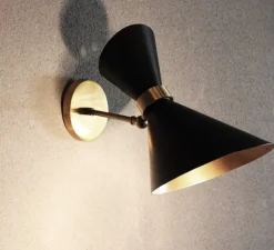 Applique*Gong Applique murale, Peggy Up and Down orientable , , L33cm, H36cm - noir