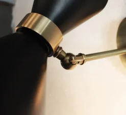 Applique*Gong Applique murale, Peggy Up and Down orientable , , L33cm, H36cm - noir