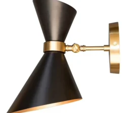 Applique*Gong Applique murale, Peggy Up and Down orientable , , L33cm, H36cm - noir