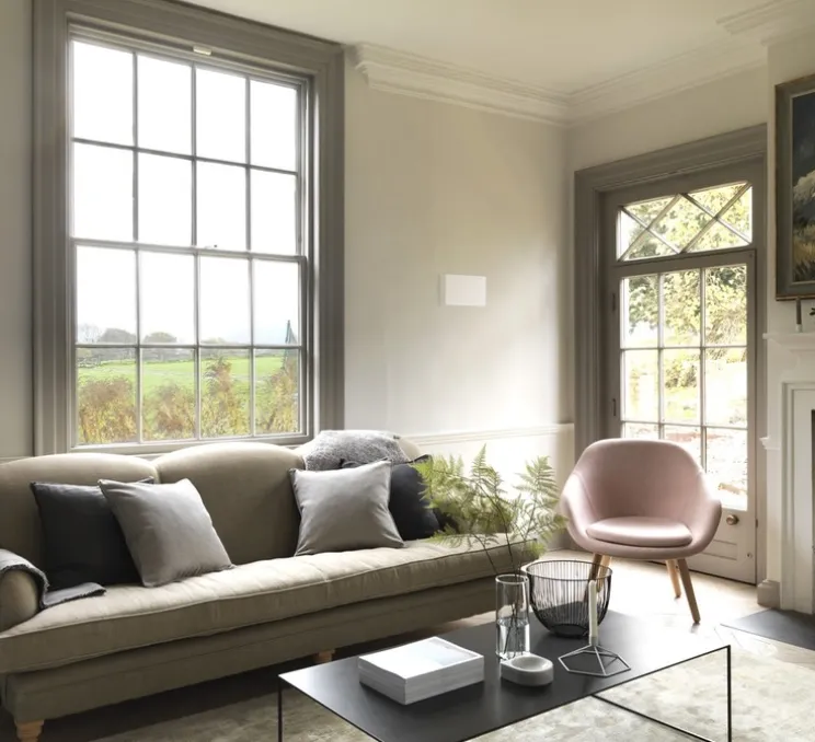 Applique murale, Pella 325, plâtre, blanc, dim, L32,5cm, H18cm - ASTRO