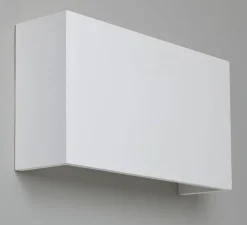 Applique murale, Pella 325, plâtre, blanc, dim, L32,5cm, H18cm - ASTRO
