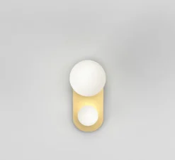 Applique murale, Perspective variations 497, laiton, L13,5cm, H29,5cm - Atelier Areti