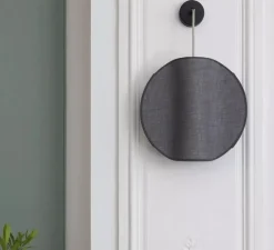 Applique*DesignHeure Applique murale, Petit Moon, , Ø35cm, H55cm - Gris