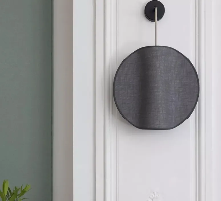 Applique*DesignHeure Applique murale, Petit Moon, , Ø35cm, H55cm - Gris