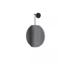 Applique*DesignHeure Applique murale, Petit Moon, , Ø35cm, H55cm - Gris