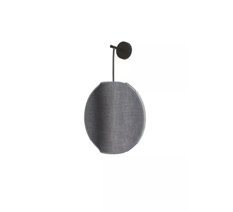 Applique*DesignHeure Applique murale, Petit Moon, , Ø35cm, H55cm - Gris