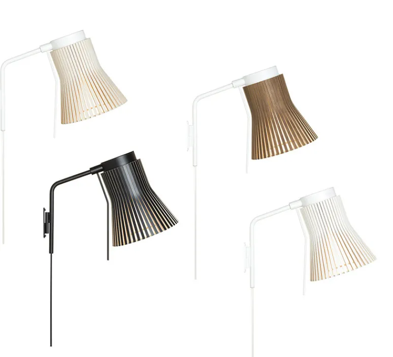 Applique*Secto Design Applique murale, Petite 4630, , LED, Ø20cm, H31cm - noir