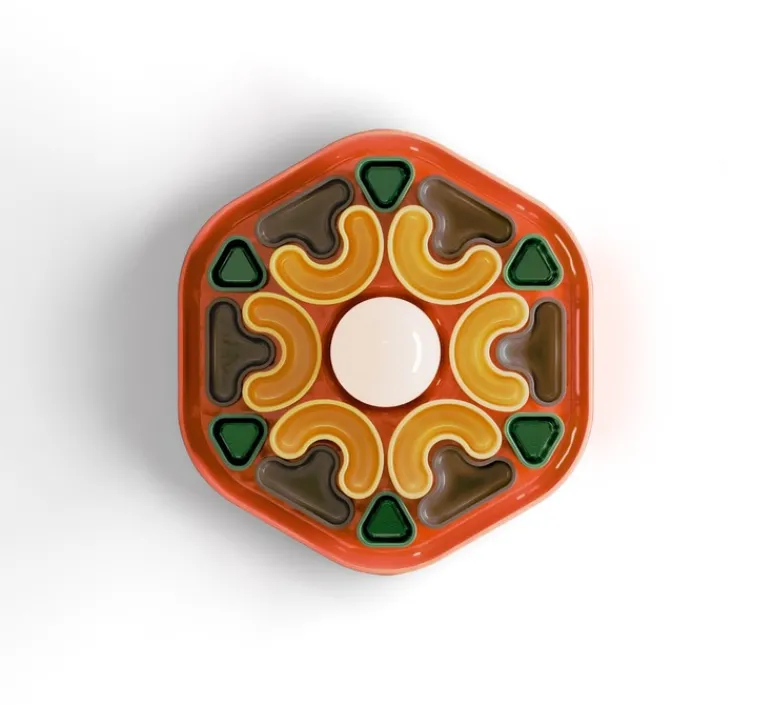 Applique*Ferroluce Applique murale, Phytia, , Ø37cm, H40cm - mix orange