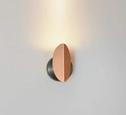 Applique*CVL Applique murale, Pirouette V2, , LED, dim, 2700K, 417 lm, L11cm, H16,2cm - cuivre satiné, graphite satiné