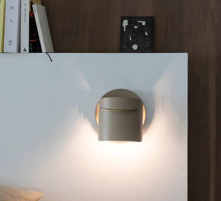 Applique murale, PISTIL, Beige lin, L15cm, H15cm - JURIE & JARRE