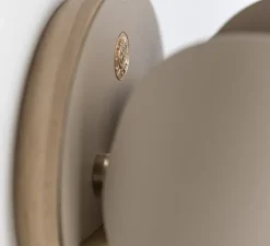 Applique murale, PISTIL, Beige lin, L15cm, H15cm - JURIE & JARRE