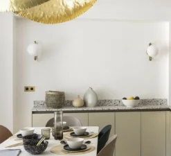 Applique|Plafonnier & Spot*Zangra Applique murale, Plafonnier, Pure Porcelaine, noir, blanc, IP65, Ø20cm, H20cm - noir et blanc