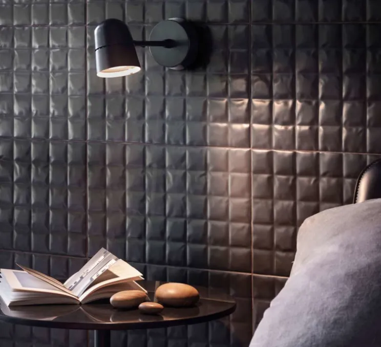 Applique murale, Plafonnier, Counterbalance D73a, noir, LED, 2700K, 800lm, L28cm, H11,7cm - Luceplan