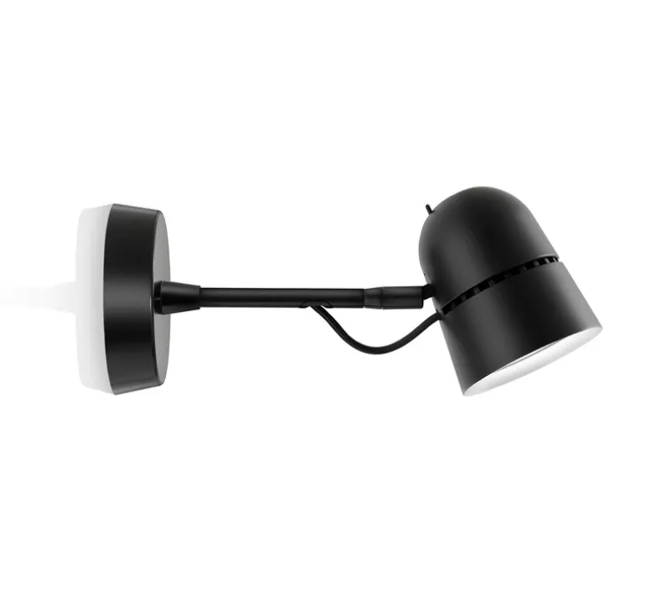 Applique murale, Plafonnier, Counterbalance D73a, noir, LED, 2700K, 800lm, L28cm, H11,7cm - Luceplan