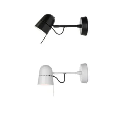 Applique murale, Plafonnier, Counterbalance D73a, noir, LED, 2700K, 800lm, L28cm, H11,7cm - Luceplan