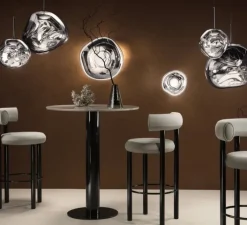 Applique*Tom Dixon Applique murale, plafonnier, LED, Melt Mini Surface, , 3000K, 800lm, Ø30cm, H25cm - chrome