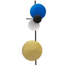 Applique murale, Planet, bleu électrique, L36cm, H98cm - Please Wait to be Seated