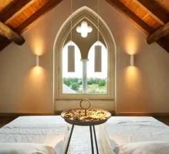 Applique*SLV Applique murale, Plastra, prêt à peindre, , Ø7cm, H24,7cm - blanc