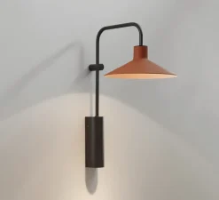 Applique*Bover Applique murale, Platet A/02, , H40cm, P30cm - Terracotta