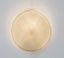 Applique*Celine Wright Applique murale, Pleine Lune, , Ø35cm, H38cm - blanc