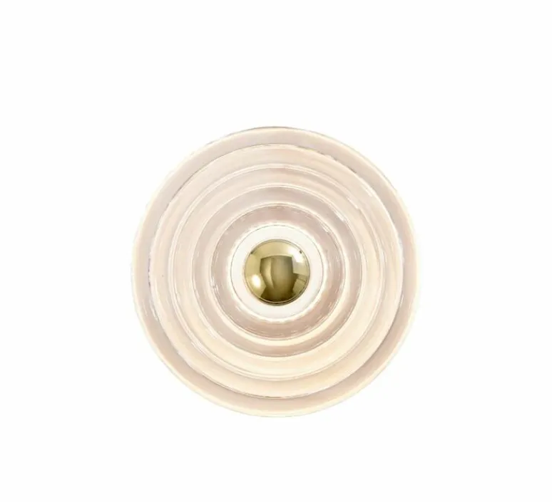 Applique*Tom Dixon Applique murale, Press Large, , IP45, LED, dim, 2700K, 500 lm, L35cm, H35cm - transparent
