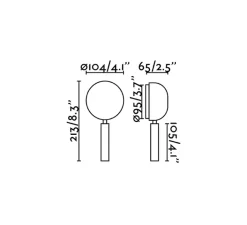 Applique*Faro Applique murale, Press, liseuse, , LED, 3000K, 180lm, L10,4cm, H21,3cm - noir