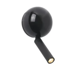 Applique*Faro Applique murale, Press, liseuse, , LED, 3000K, 180lm, L10,4cm, H21,3cm - noir